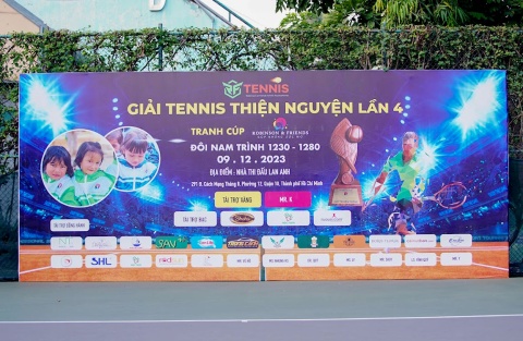 i-on Life hân hạnh đồng hành cùng giải Tennis thiện nguyện tranh cup Robinson & Friends lần thứ 4