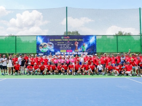 GIẢI TENNIS “GÓP NHỮNG ƯỚC MƠ” LẦN 5 TRANH CUP "ROBINSON & FRIENDS"