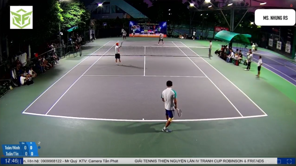 [Giải Tennis RF4 - 1230 - Chung kết] Toàn SG5/Ninh SG5 10 - 4 Tuấn Thép APAK/Anh Tin