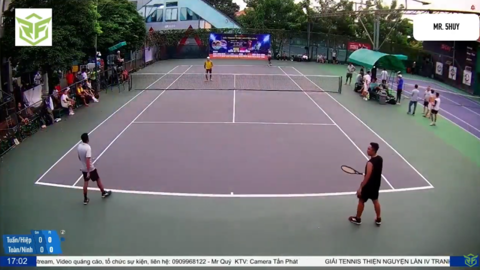 [Giải Tennis RF4 - 1230 - Tứ kết] Danny Tuấn/Hiệp Palm 8 - 10 Toàn SG5/Ninh SG5