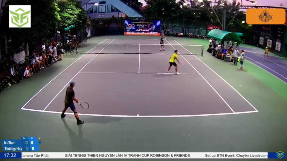[Giải Tennis RF4 - 1280 - Tứ kết] Trí Triệu/Nam Lương 9 - 10 Thương Trần/Nguyễn Lê Huy