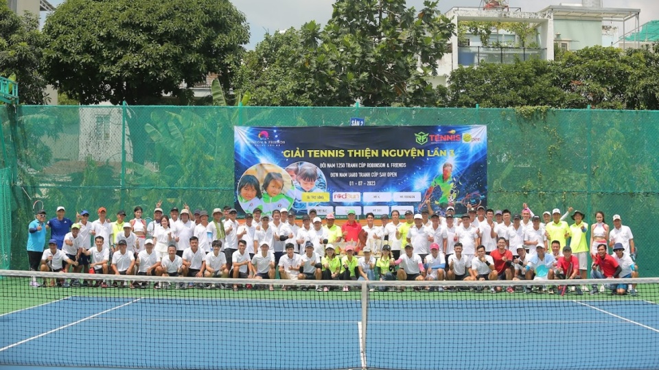 Lễ khai mạc Giải Tennis thiện nguyện "Góp Những Ước Mơ" lần 3 tranh CUP "Robinson vs Friends"