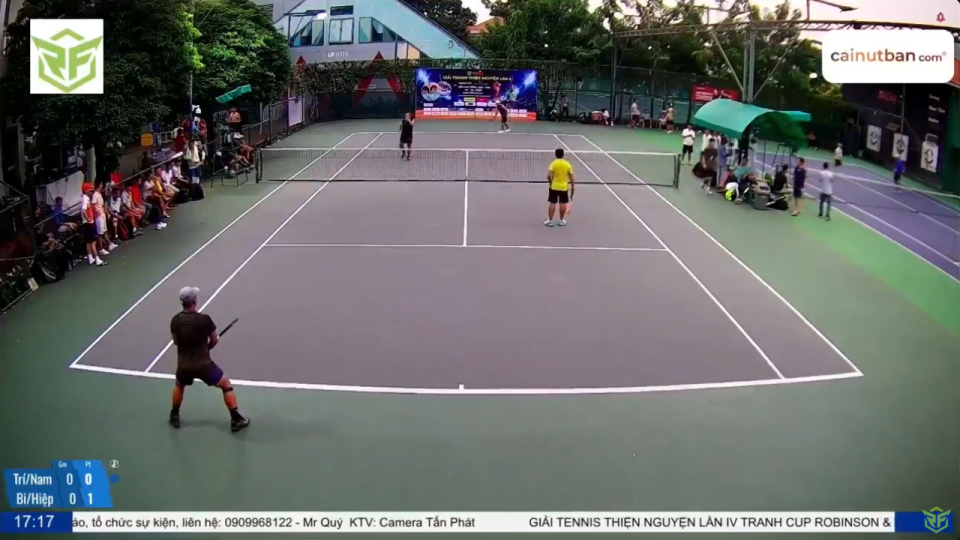 [Giải Tennis RF4 - 1280 - Vòng 1/16] Trí Triệu/Nam Lương 10 - 8 Ku Bi/Hiệp Palm