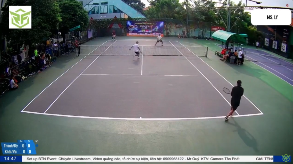 [Giải Tennis RF4 - 1280 - Vòng Playoff] Anh Thành/Anh Kỳ 1 - 6 Khôi HMK/Vũ Hồ