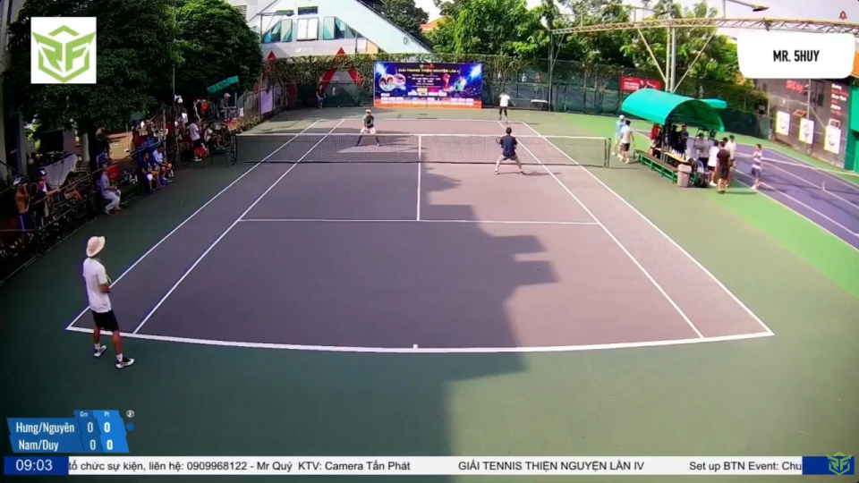 [Giải Tennis RF4 - 1230 - Vòng 1] Nam Phạm/Nguyễn Trọng Duy 3 - 6 Hưng SAV/Nguyên SAV