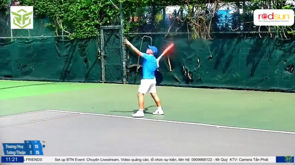 [Giải Tennis RF4 - 1280 - Vòng 1] Thương Trần/Nguyễn Lê Huy 2 - 6 Tường TĐ/Thuận Lộc Trời