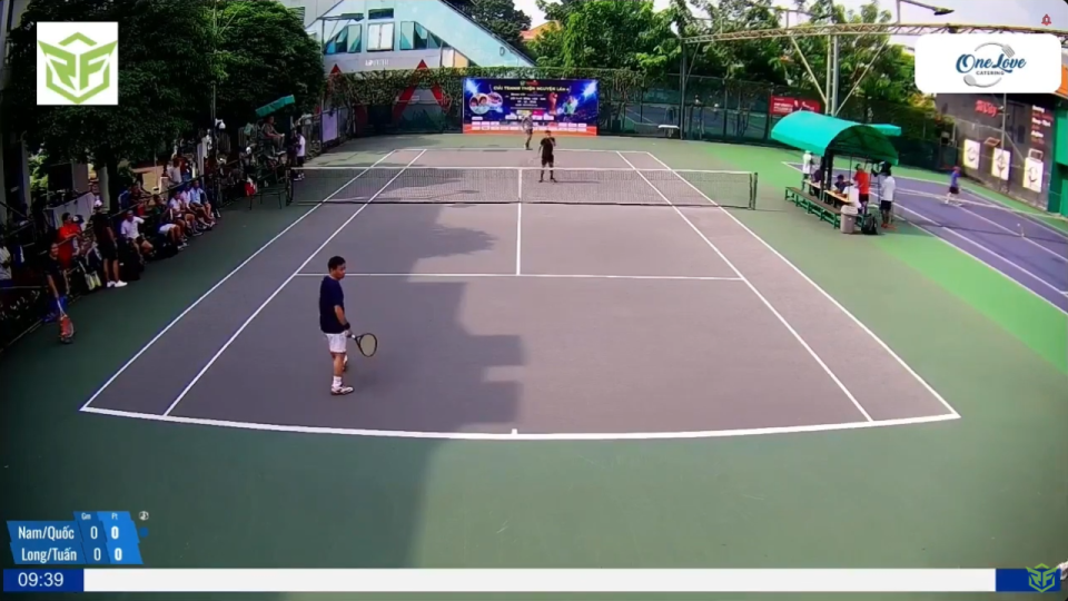 [Giải Tennis RF4 - 1280 - Vòng 1] Lê Nam/Quốc SAV 6 - 5 Long HDC/Danny Tuấn