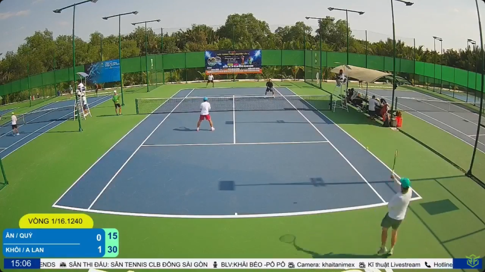 [RF5 - Đôi nam 1240] Vòng 1/16: Khôi HM/Alan 6 (7) - 5 (4) Ân Mourinho/LS. Quý