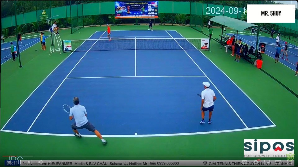 [RF6 - Đôi nam 1240] Vòng 1: Ls Thanh/Nhật Tuấn 6 - 2 Robinson/Trần Vững