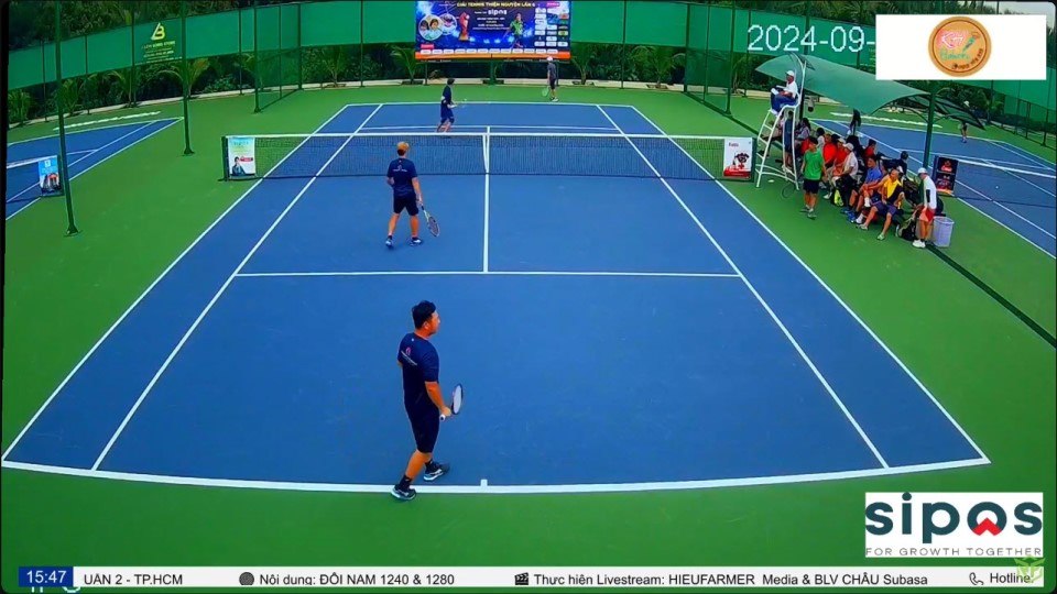 [RF6 - Đôi nam 1240] Vòng 3: Tony Đạt/Huỳnh Thuận 2 - 6 Anh 5Huy/Võ Thoảng