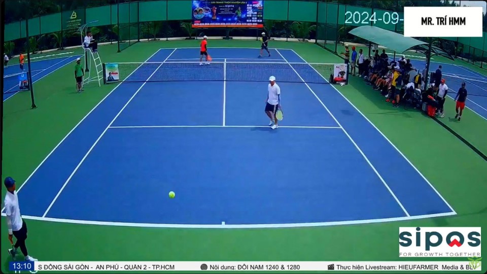 [RF6 - Đôi nam 1280] Playoff: Thế Thành/Thế Ninh 6 - 4 Antonio Nguyễn/Vũ