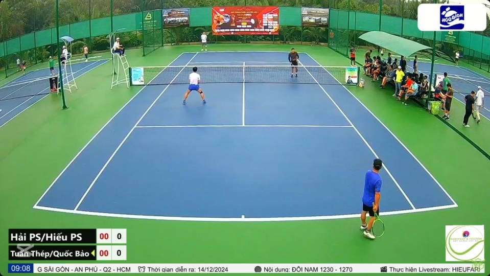 [RF7 - Đôi nam 1230] Vòng 1: Hải PS/Hiếu PS 5 - 6 Tuấn Thép/Tô Quốc Bảo