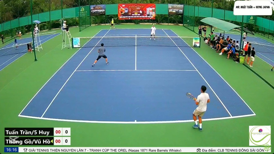 [RF7 - Đôi nam 1270] Tứ kết: Tuấn Trần/5 Huy 3 - 6 Thông Gồ/Vũ Hồ