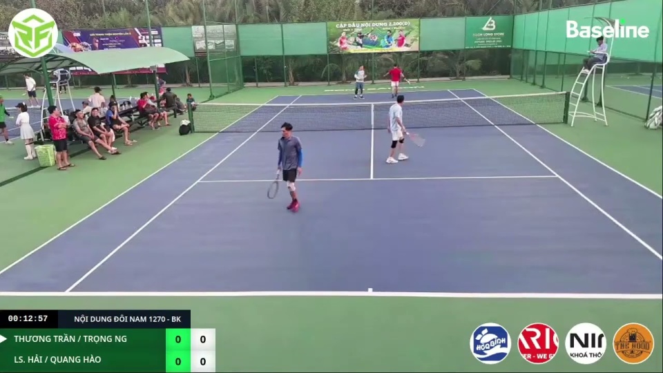 [RF8 - Đôi nam 1270] Bán kết: Thương Trần/Trọng NG 6 - 3 Ls. Hải/Quang Hào