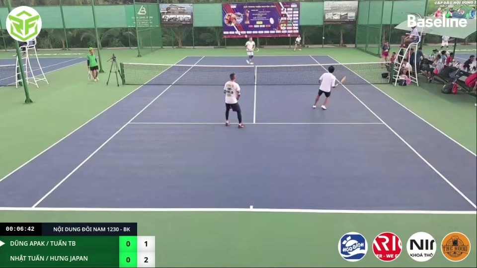 [RF8 - Đôi nam 1230] Bán kết: Dũng APAK/Phương Tuấn TB 6 - 4 Hưng Japan/Nhật Tuấn