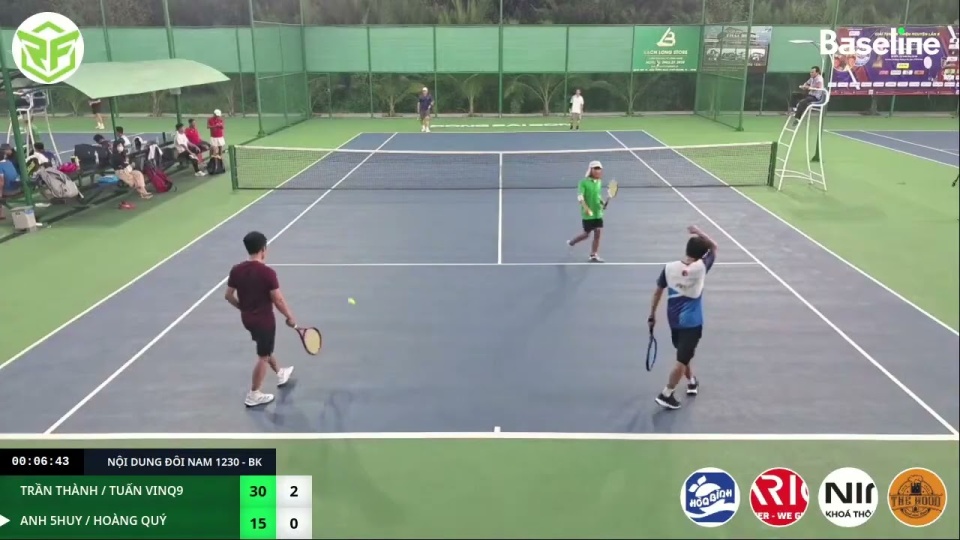 [RF8 - Đôi nam 1230] Bán kết: Tuấn VinQ9/Trần Thành 6 - 0 5Huy/Doctor Quý