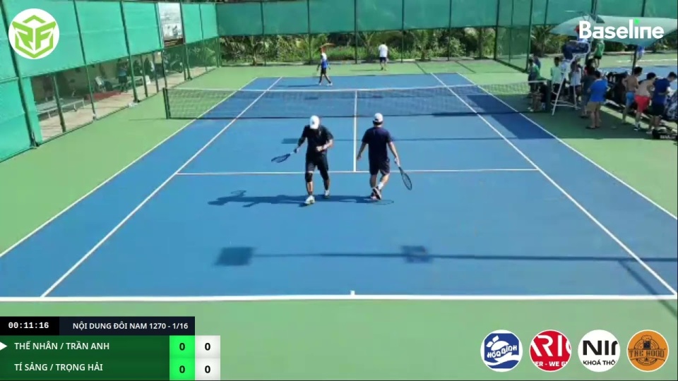 [RF8 - Đôi nam 1270] Vòng 1/16: Thế Nhân/Trần Anh 6 - 2 Tí Sảng/Trọng Hải