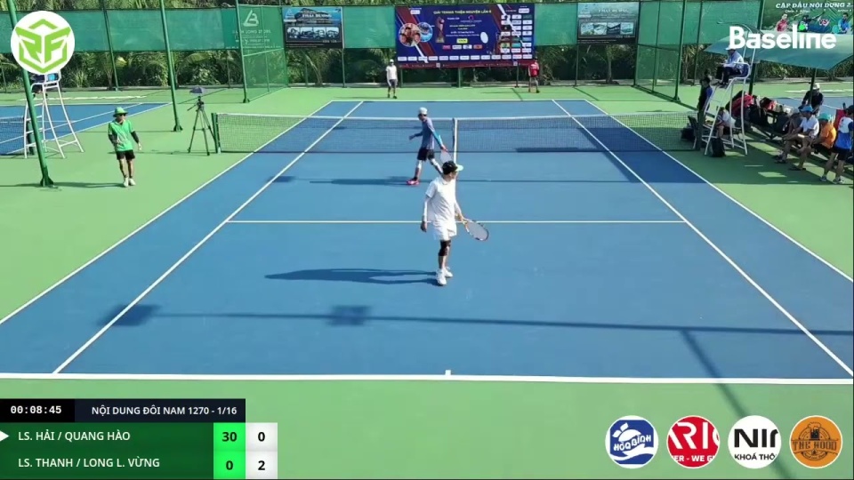 [RF8 - Đôi nam 1270] Vòng 1/16: Ls. Hải/Quang Hào 6 - 2 Luật sư Thanh/Long LV