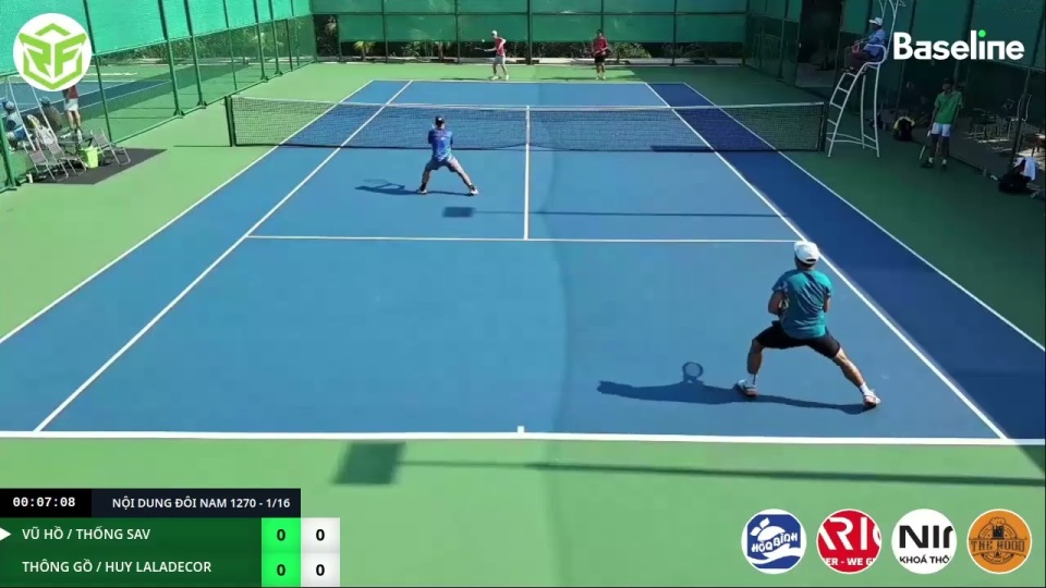 [RF8 - Đôi nam 1270] Vòng 1/16: Vũ Hồ/Thống SAV 2 - 6 Thông Gồ/Huy Laladecor