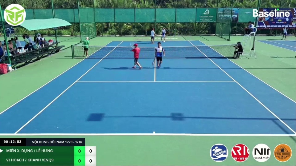 [RF8 - Đôi nam 1270] Vòng 1/16: Miên Xây Dựng/Lê Hưng 3 - 6 Vi Hoạch/Khanh VinQ9