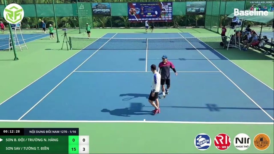 [RF8 - Đôi nam 1270] Vòng 1/16: Sơn bộ đội/Trường ngân hàng 5 - 6 Sơn SAV/Tường TĐ