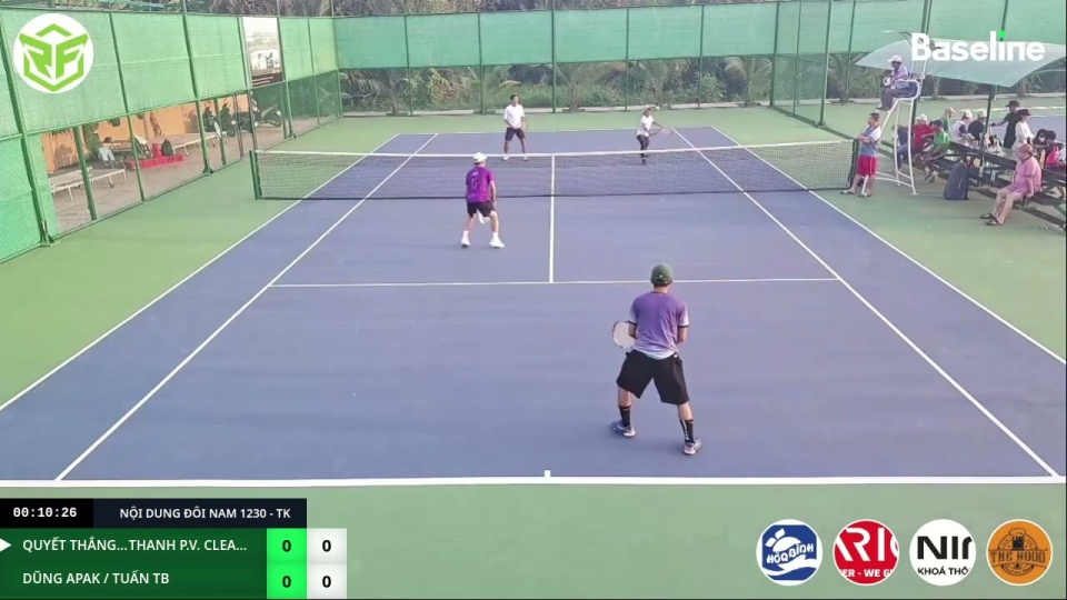 [RF8 - Đôi nam 1230] Tứ kết: Quyết Thắng SSR/Thanh Phong 2 - 6 Dũng APAK/Phương Tuấn TB