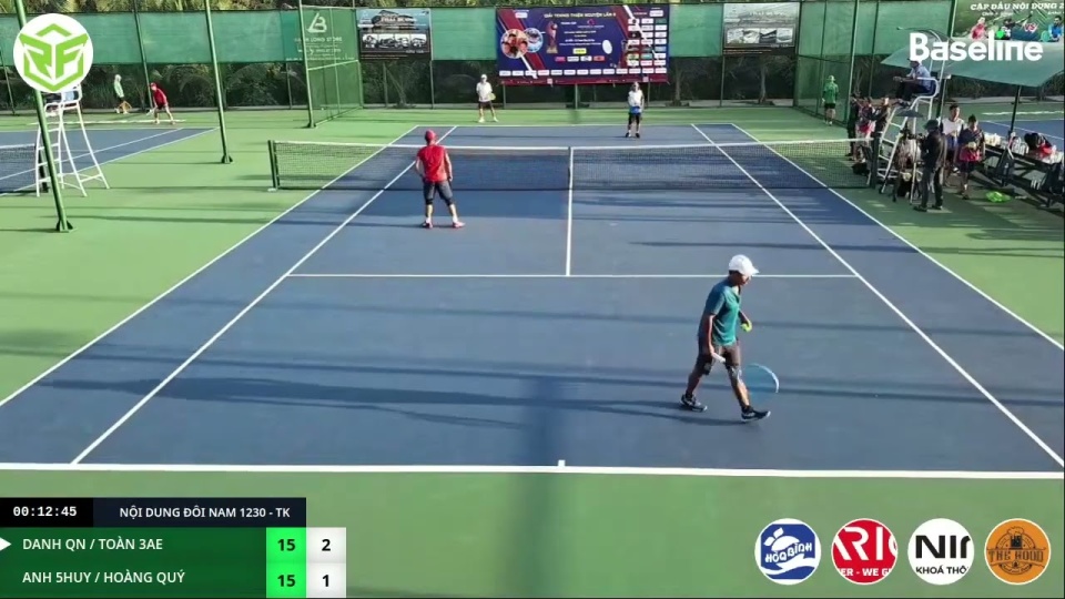 [RF8 - Đôi nam 1230] Tứ kết: Danh QN/Toàn 3A&E 5 - 6 5Huy/Doctor Quý